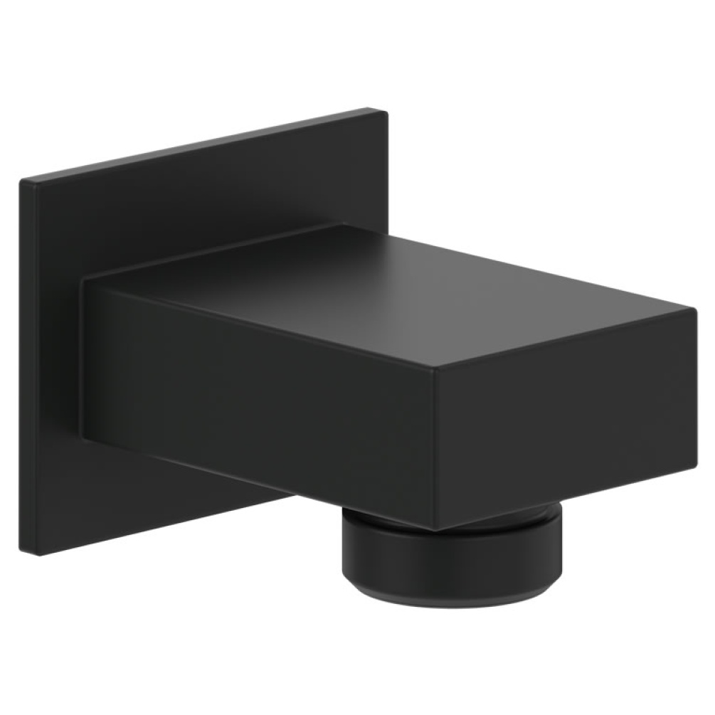 Cutout image of Villeroy & Boch Universal Matt Black Square Shower Outlet